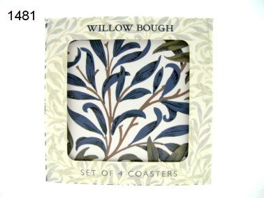 Willow bough onderzetters, 4 stuks