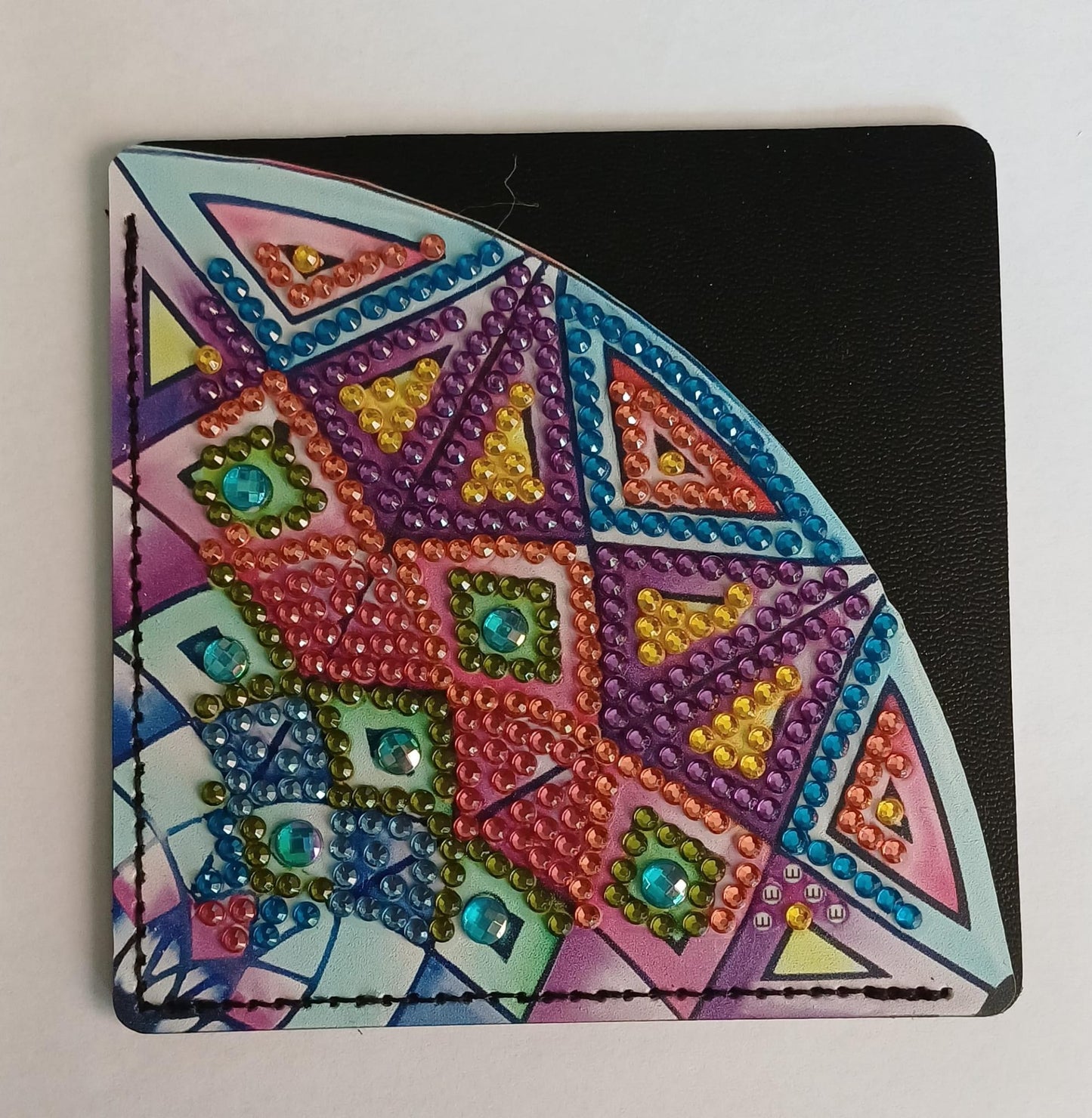 Kleurrijke boekenlegger met gebogen vorm, 10 × 10 cm