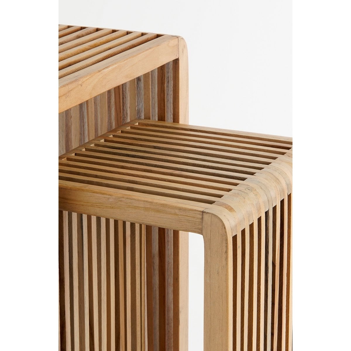 Yonker plantentafels, set van 2, bruin