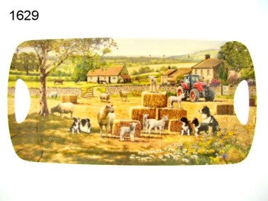 Schaap en collie dienblad, middel