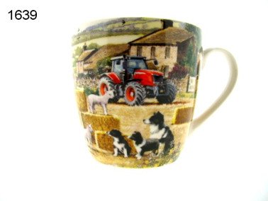 Schaap en collie ontbijtmok