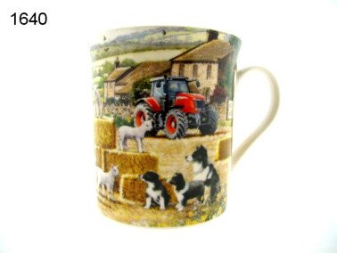 Schaap en collie mok