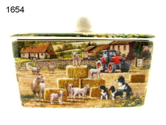 Schaap en collie botervloot