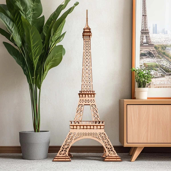 Houten 3D puzzel Eiffeltoren, 191 stukjes, 42.6 x 44.6 x 99.6 cm