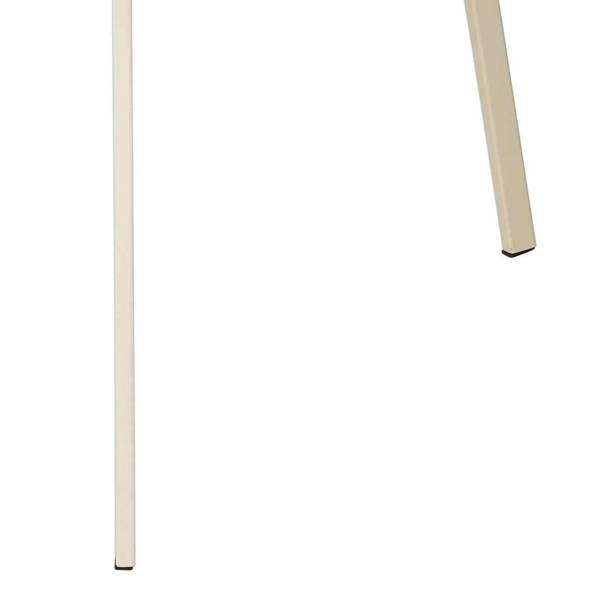 Seattle ronde bijzettafel voor binnen en buiten in crème, 38 × 38 × 46 cm