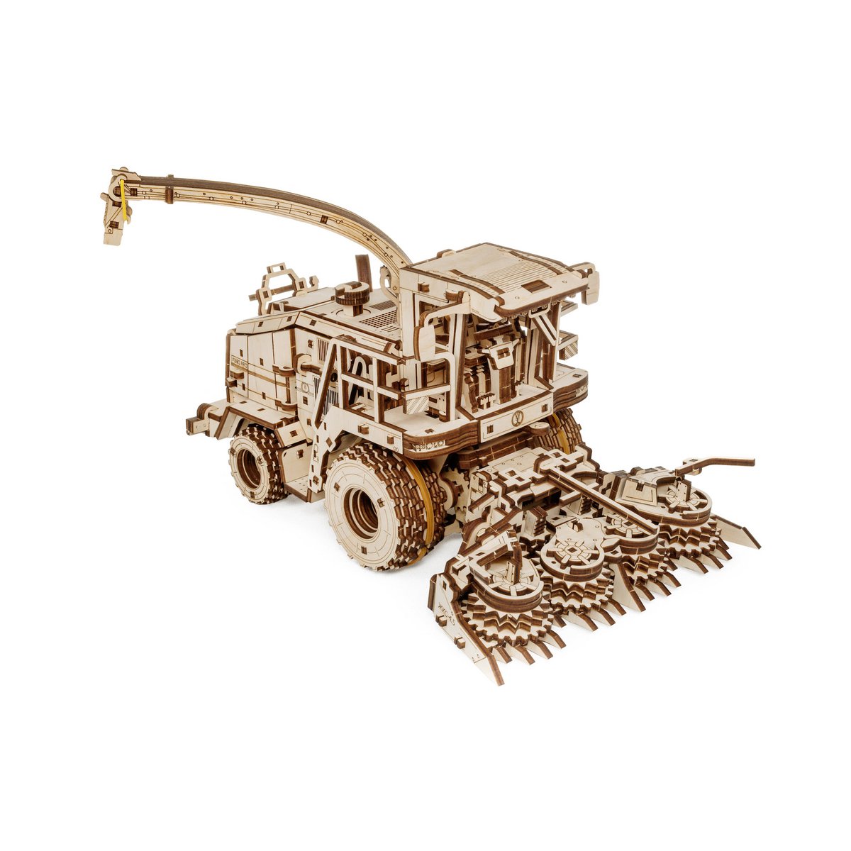3D mechanische houten puzzel harvester FS80 Pro 34,1 × 15,3 × 18,6 cm – 580 stukjes