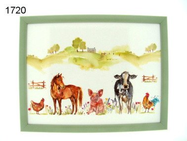 Boerderij/farmyard schootkussen
