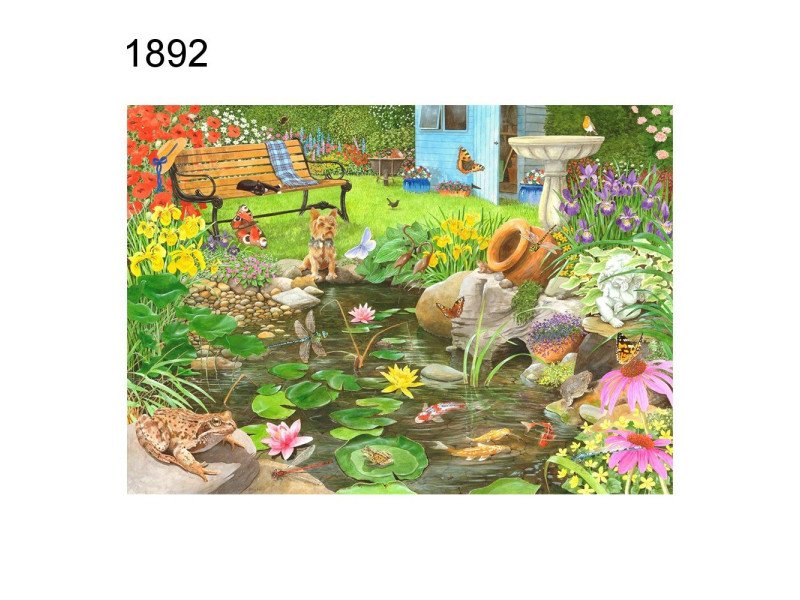 Lily pond, legpuzzel 1000 stukjes