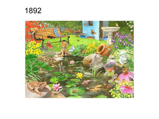 Lily pond, legpuzzel 1000 stukjes
