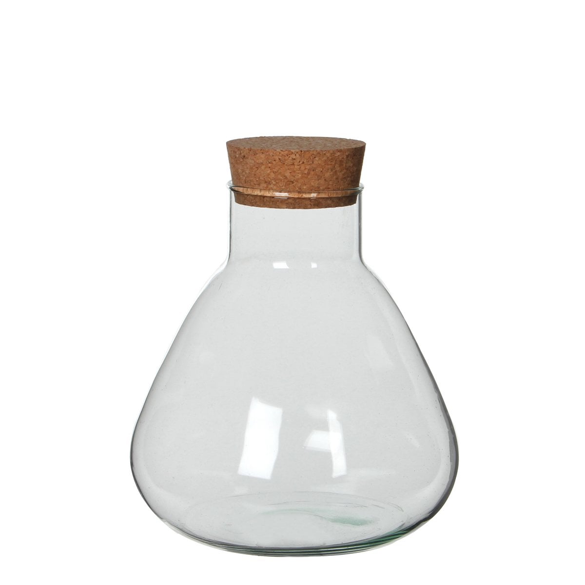 Glazen pot Emily met kurkdeksel 24,5 x 22,5 cm