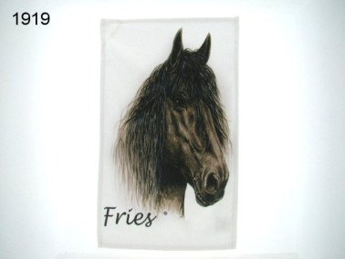 Paard Fries gastendoek, 30 x 50 cm
