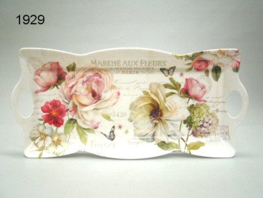 Marche aux fleurs dienblad, 42 x 20 cm