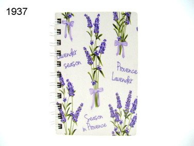 Lavendel notitieboekje, hout