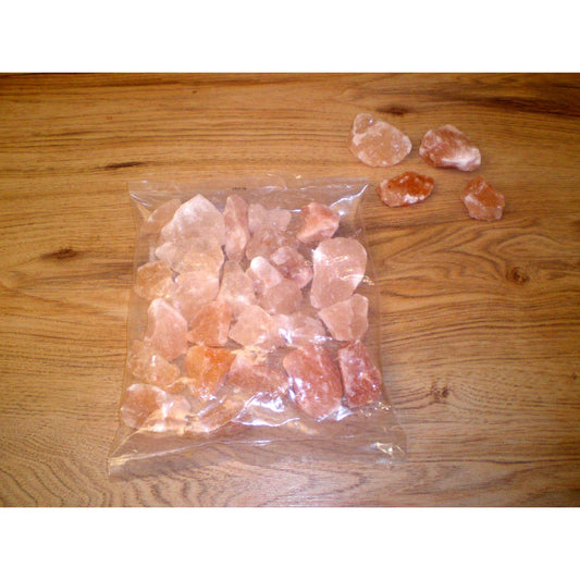 Zoutkristal brokken 1 kg – natuurlijke losse zoutstenen