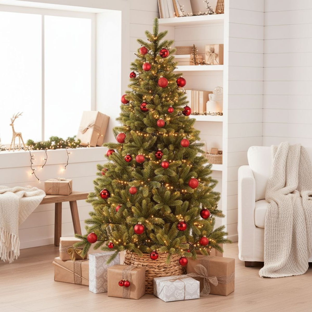 Nagoya kunstkerstboom, 180 cm, Ø 108 cm