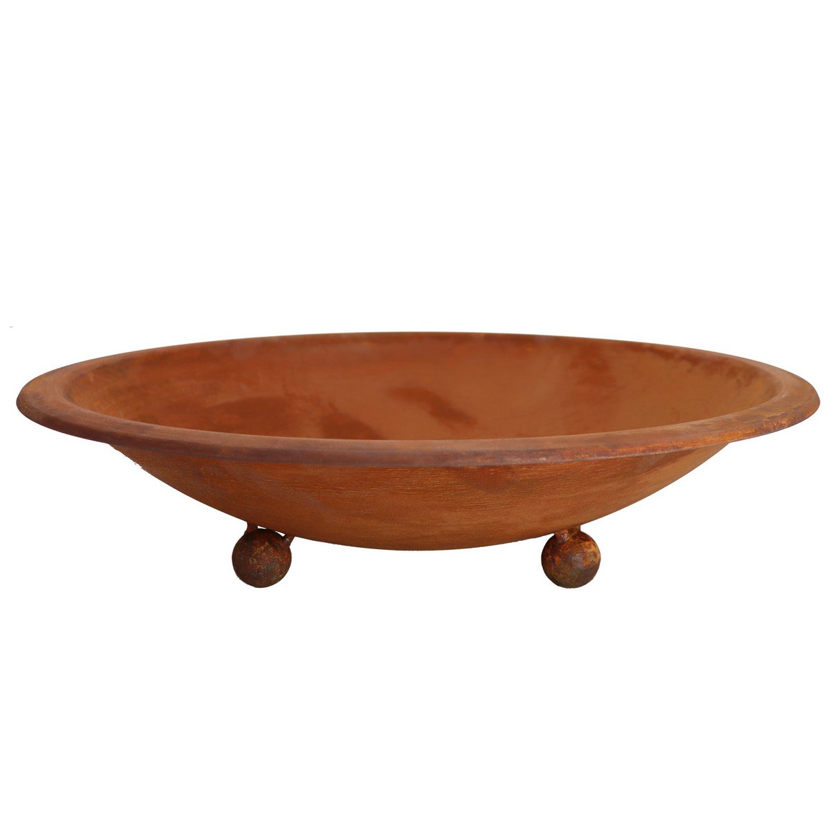 Roestkleurige plantschaal, 50, 60 of 72 cm