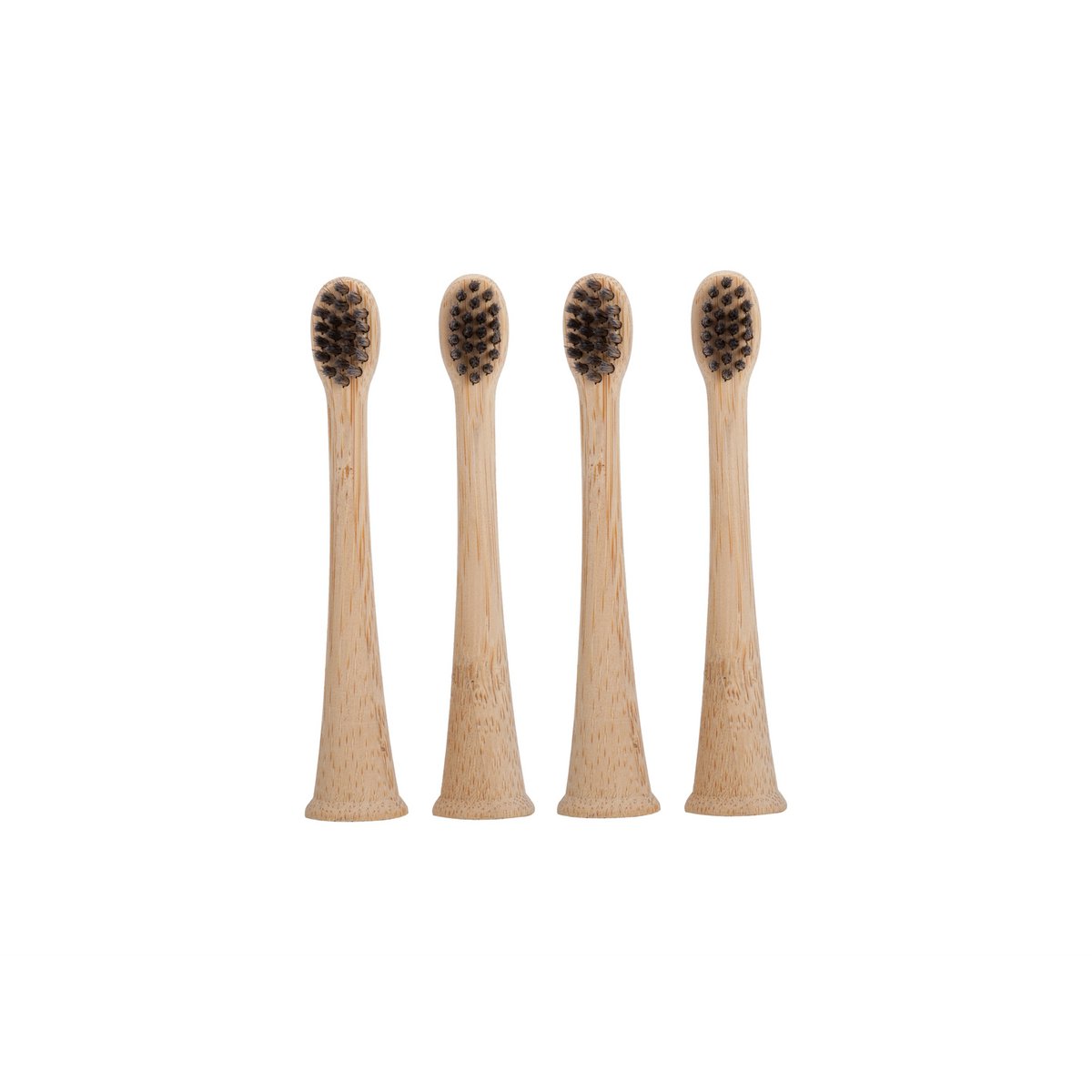 Bamboe Sonicare opzetborstels voor volwassenen met actief houtskool, 4 stuks