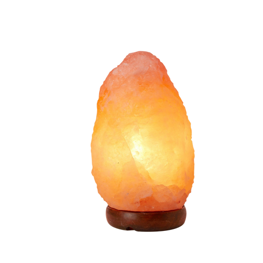 Himalaya zoutlamp natuurlijke vorm 5–7 kg oranje