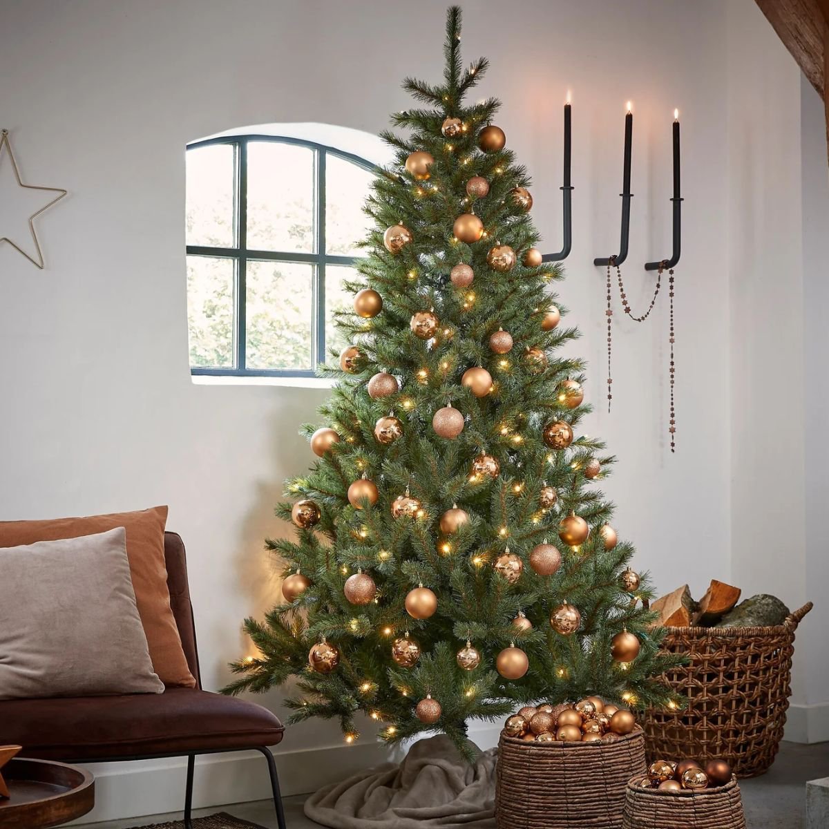Toronto kunstkerstboom, 120 cm, Ø87 cm