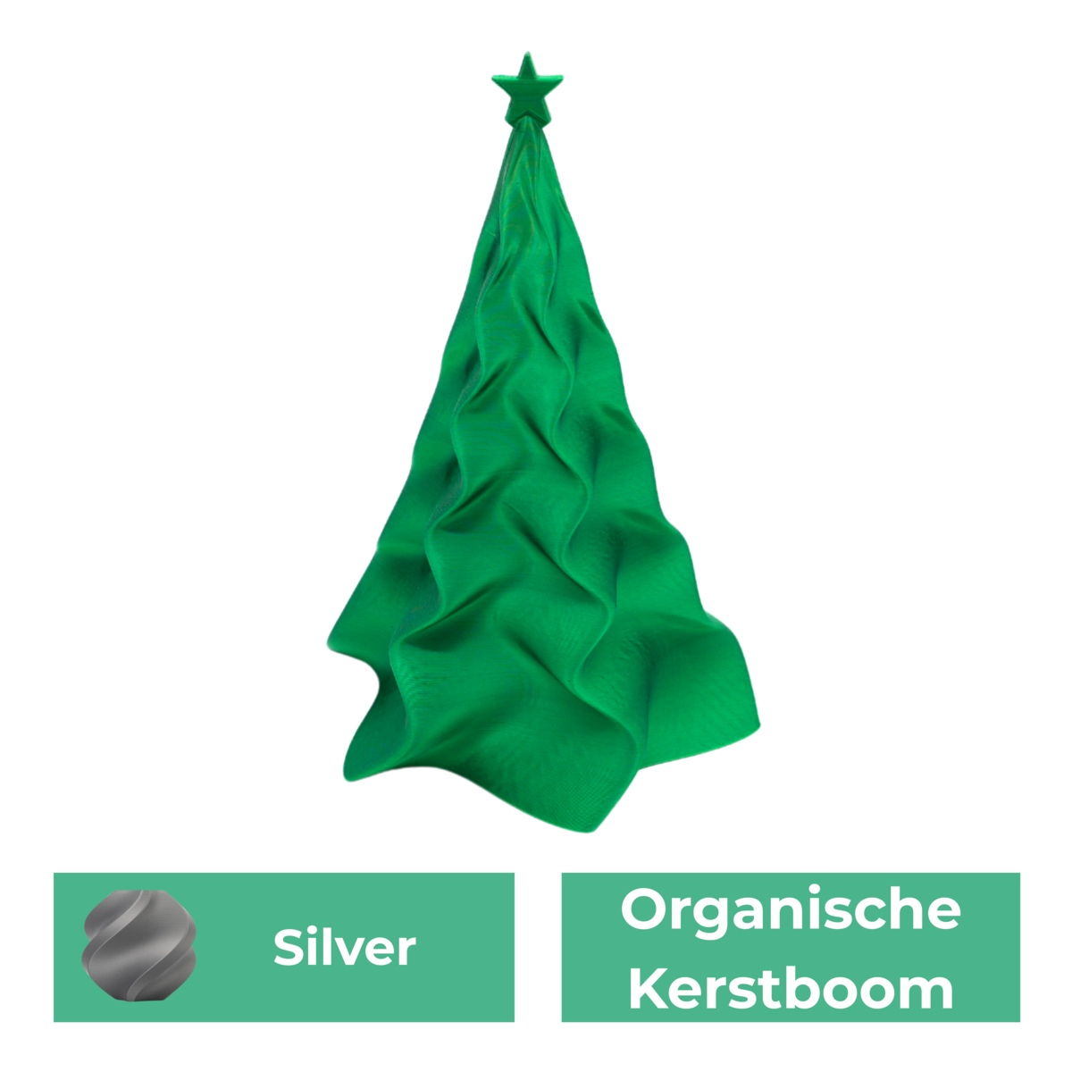 Organische kerstboom, 15 of 20 cm