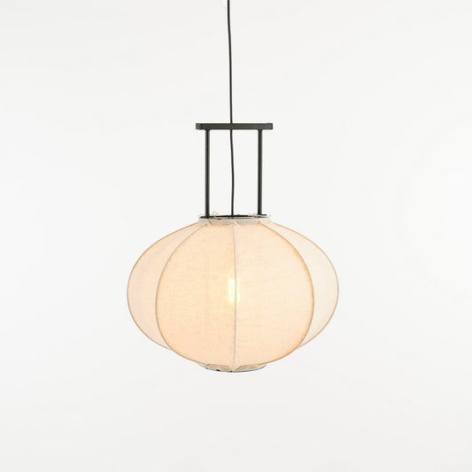 Mica Decorations Pego hanglamp Japandi linnen Ø50 cm