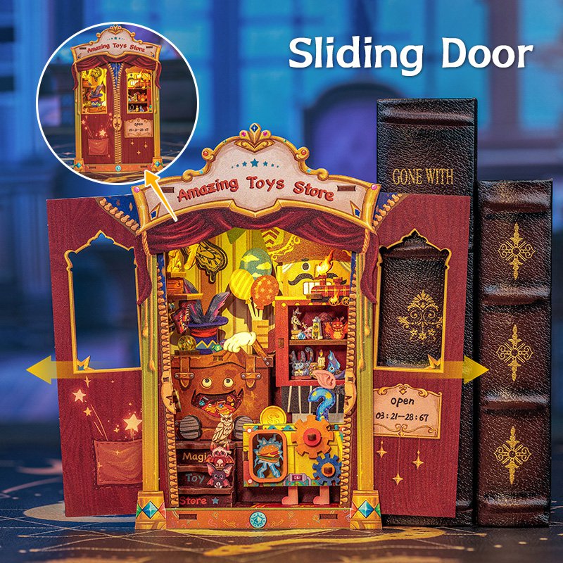 DIY book nook Amazing Toy Store, 17 cm