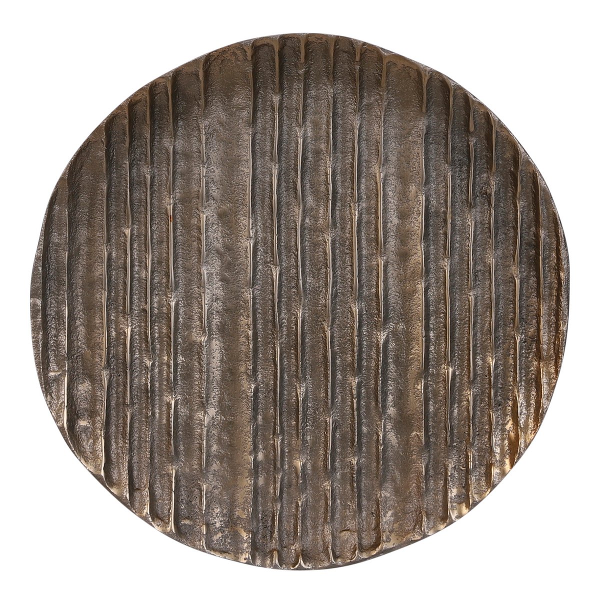 Calabria decoratief bord, aluminium, goud, Ø 27 cm