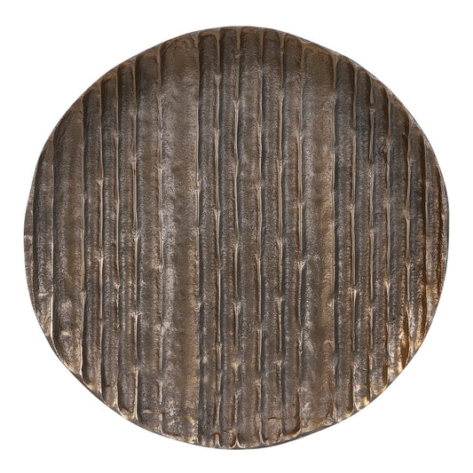 Calabria decoratief bord, aluminium, goud, Ø 27 cm