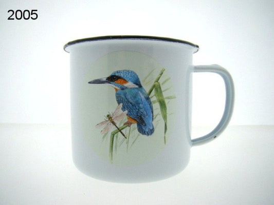 IJsvogel emaille mok