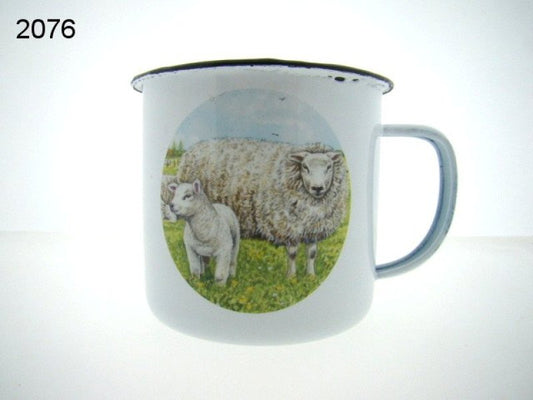 Schaap emaille mok