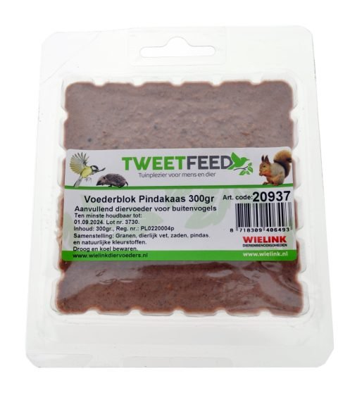 Voederblok pindakaas, 300 gram