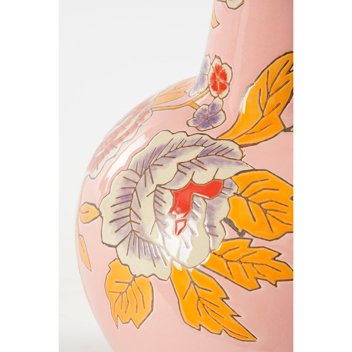 Mica Decorations Eloise Vaas – Keramiek Roze (H36 x Ø22 cm)