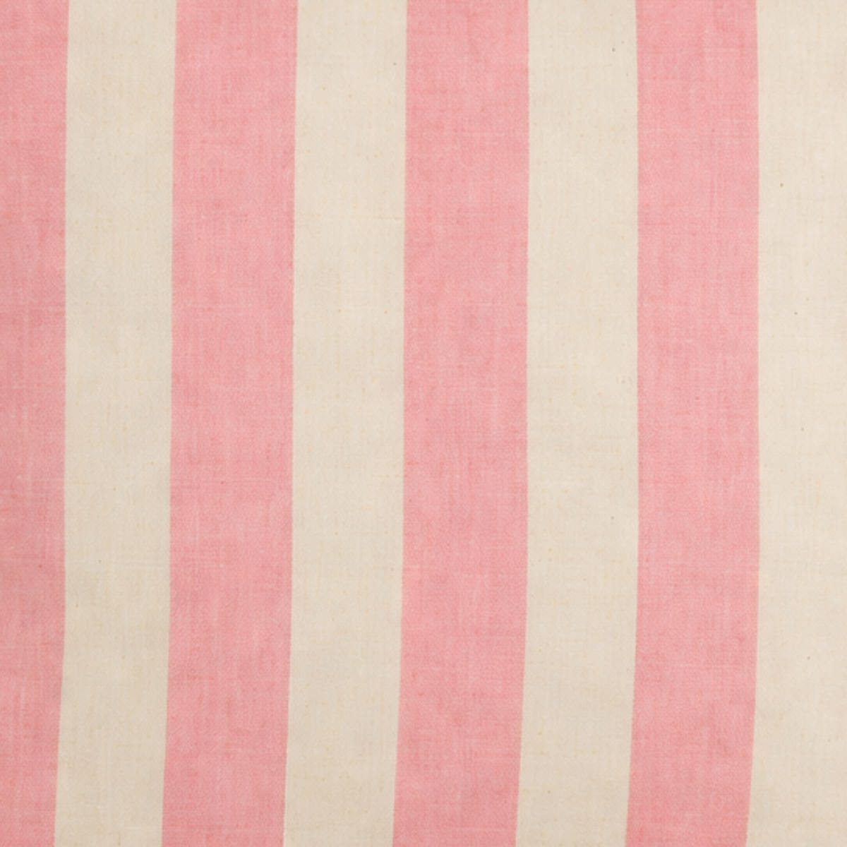 Sierkussen gestreept roze off white, 45 x 45 cm