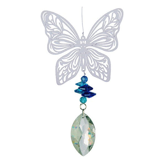 Nature’s Melody Magic Vlinder Zonvanger met Kristal 40 cm