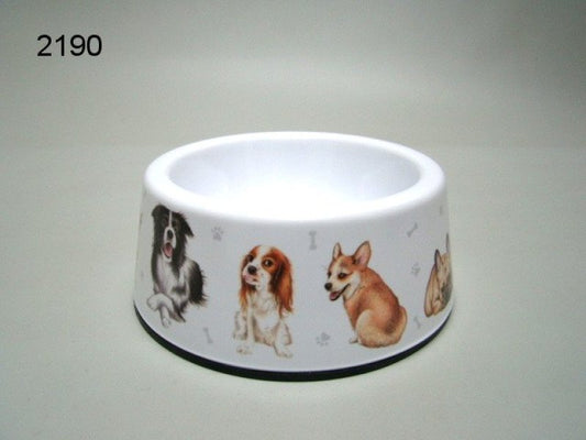Hond voerbak melamine, S