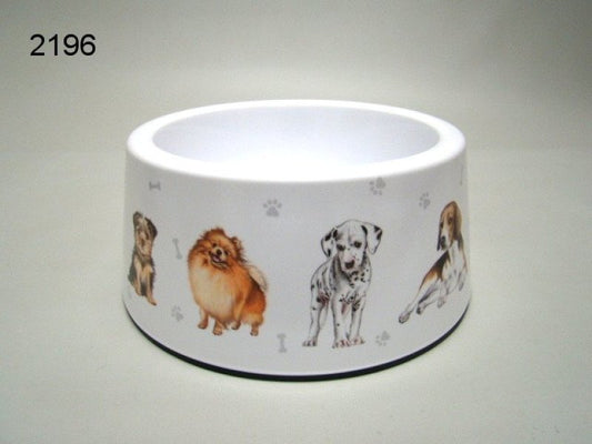 Hond voerbak melamine, M