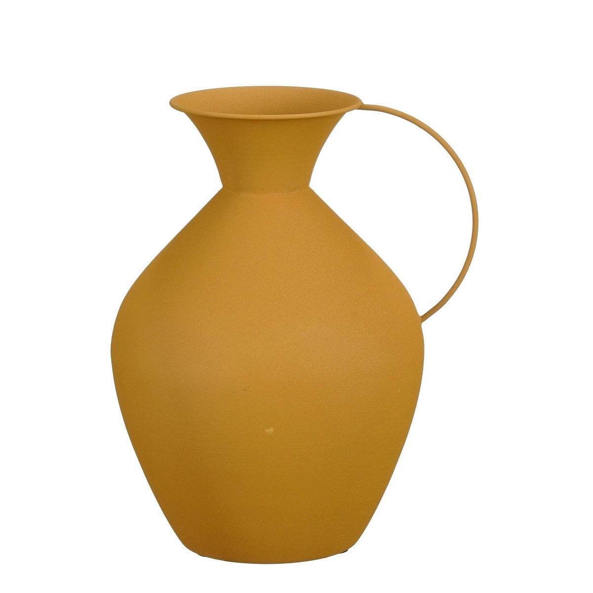 Mica Decorations Gyge Vaas – Metaal Okergeel (L30 x B24 x H37 cm)
