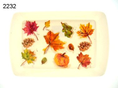 Herfst dienblad 21 x 14,5 cm