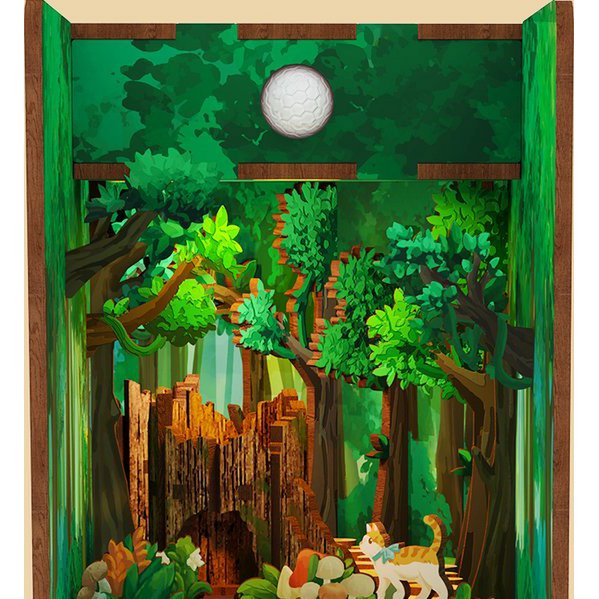 DIY book nook Alice in Wonderland bookend, 24,5 cm