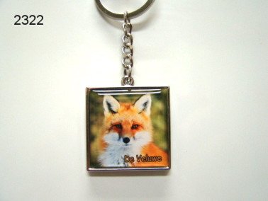 Veluwe/vos sleutelhanger