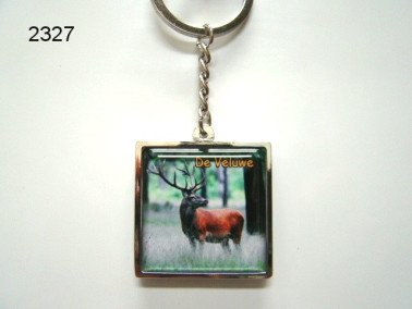 Veluwe/edelhert sleutelhanger