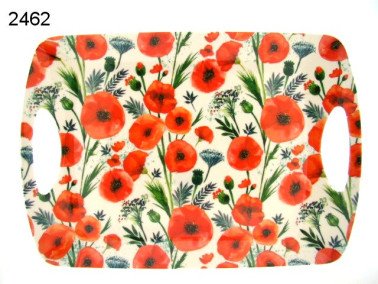 Klaproos dienblad, groot