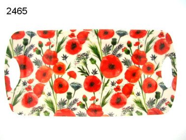 Klaproos dienblad, middel