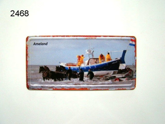 Ameland, reddingsboot magneet