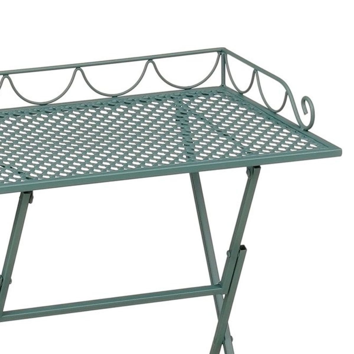 Groene inklapbare tuintafel Marseille 50 x 38 cm