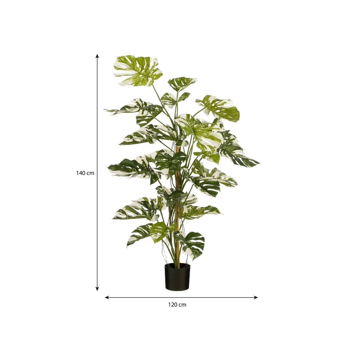 Monstera kunstplant, 140 cm