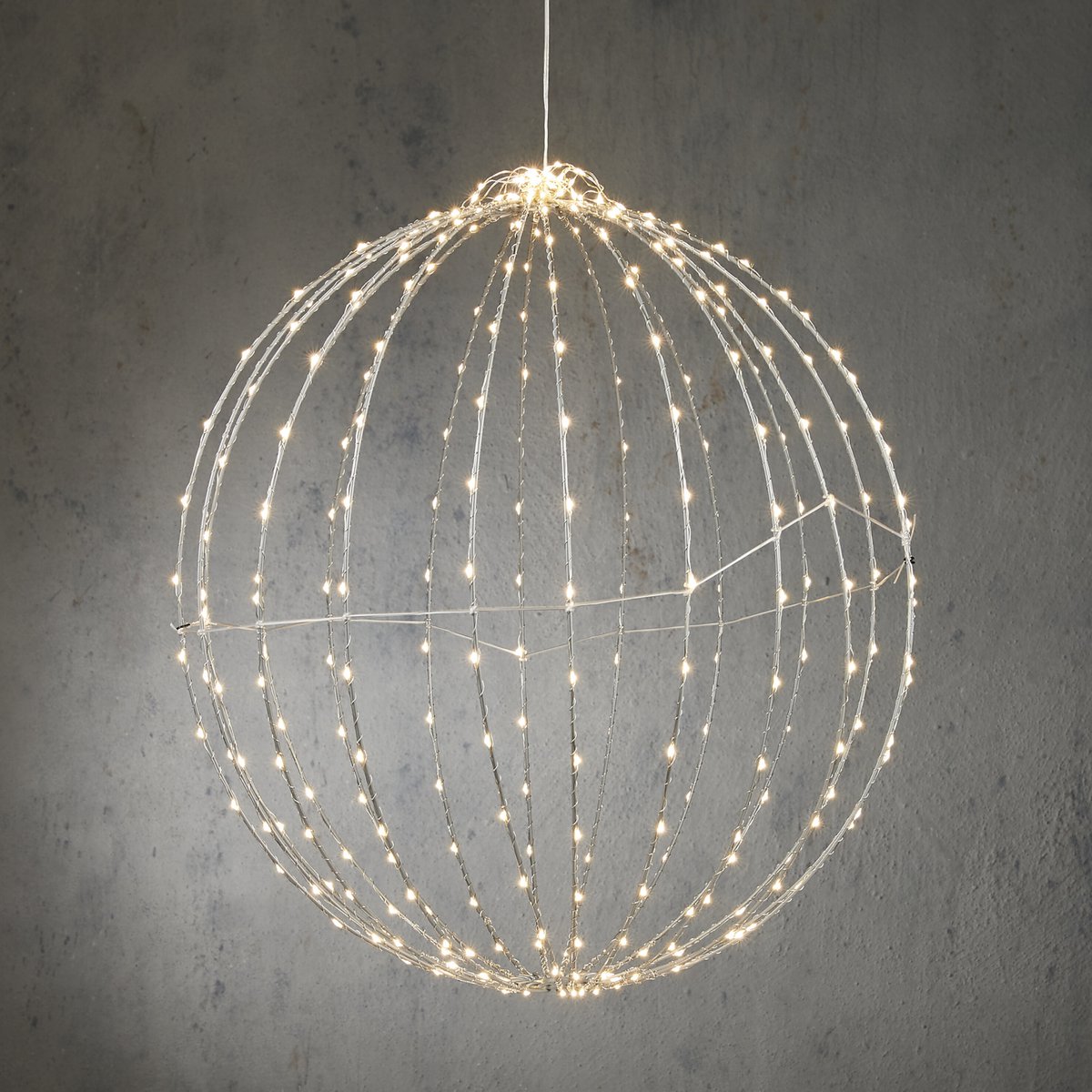 Verlichte kerstbal voor buiten, Ø 60 cm, 400 LED-lampjes