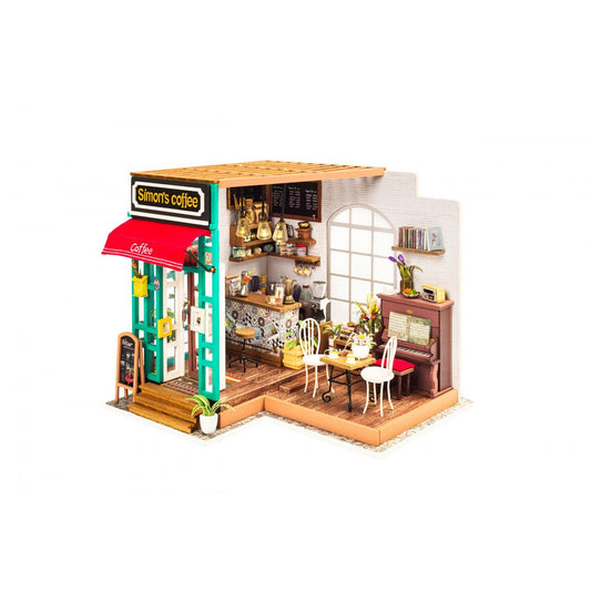 DIY miniatuur koffiehuis, 22,6 x 19 x 19,4 cm