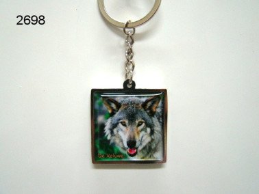 Veluwe/wolf sleutelhanger