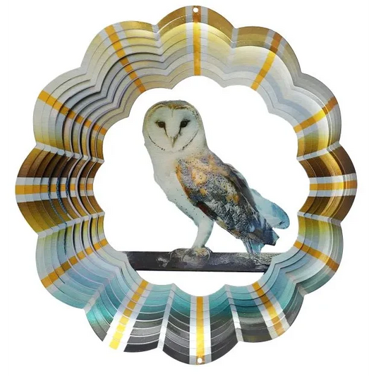Windspinner Spin Art Kerkuil 12 inch – RVS